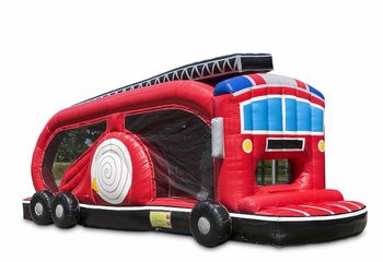 Mini run brandweer 8m opblaasbare stormbaan kopen voor kids. Bestel opblaasbare stormbanen nu online bij JB Inflatables Nederland