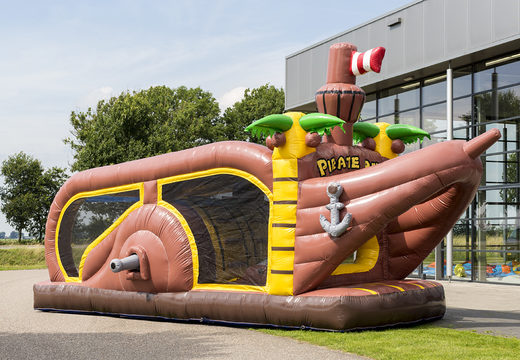 Buy pirate obstacle course with 3D objects for kids. Order inflatable obstacle courses now online at JB Inflatables UK