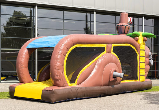 Buy mini run pirate 8m inflatable obstacle course for kids. Order inflatable obstacle courses now online at JB Inflatables UK