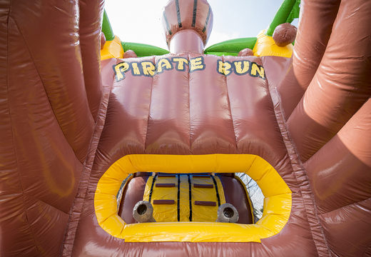 Order pirate obstacle course with 3D objects for kids. Buy inflatable obstacle courses online now at JB Inflatables UK