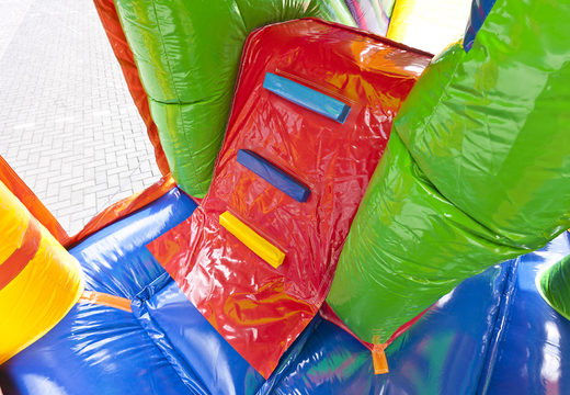 Order medium inflatable lion bouncer with slide for children. Buy inflatable bouncers online at JB Inflatables UK