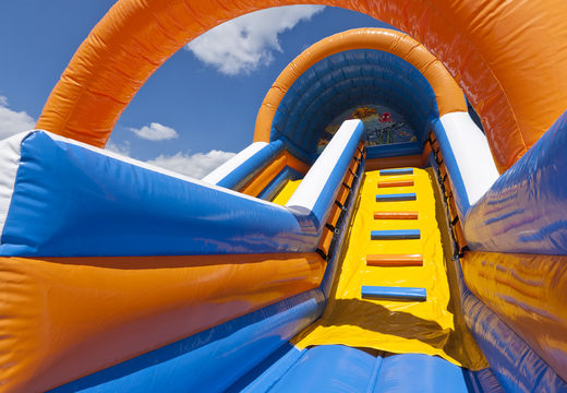 Buy the perfect inflatable slide in oceanworld theme for kids. Order inflatable slides now online at JB Inflatables UK