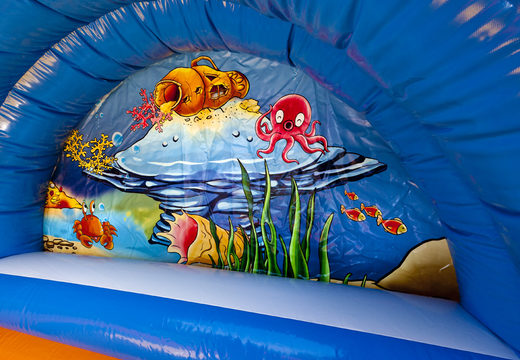 Get your inflatable oceanworld slide for kids online. Order inflatable slides now at JB Inflatables UK