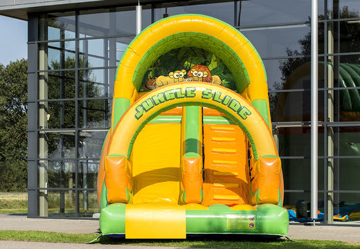 Order an inflatable slide in a jungle theme for kids. Buy inflatable slides now online at JB Inflatables UK