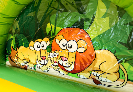 Get your inflatable jungle slide for kids online. Order inflatable slides now at JB Inflatables UK
