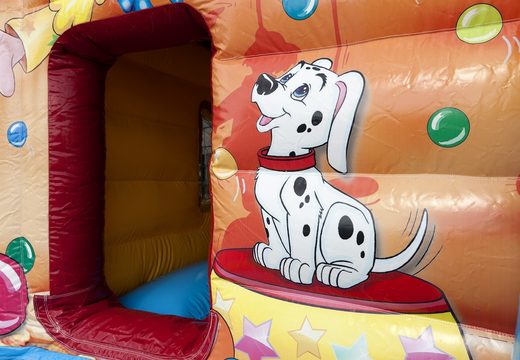 Buy a clown inflatable indoor maxi multifun bouncy castle for children. Order bouncy castles online at JB Inflatables UK