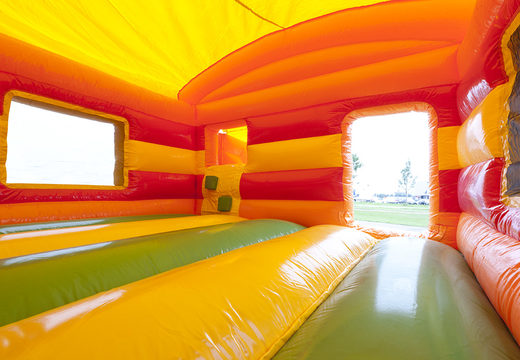 Buy maxi multiplay bounce house in theme party with a slide for kids at JB Inflatables UK. Order bounce houses online now at JB Inflatables UK