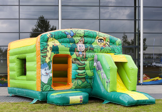 Order jungle inflatable indoor maxi multifun bouncy castle for children at JB Inflatables UK. Buy bouncy castles online at JB Inflatables UK