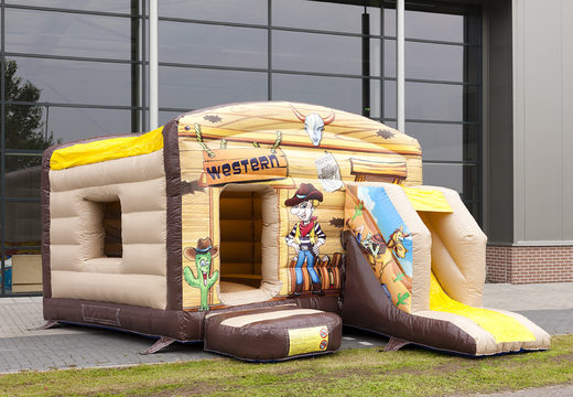 Order maxi multifun western bouncy castle for kids at JB Inflatables UK. Buy inflatable bouncy castles online at JB Inflatables UK