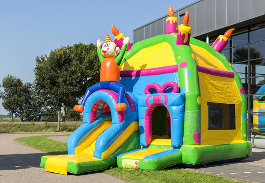 Order inflatable maxifun bouncy castle in theme party with roof  for children at JB Inflatables UK. Buy bouncy castles online at JB Inflatables UK