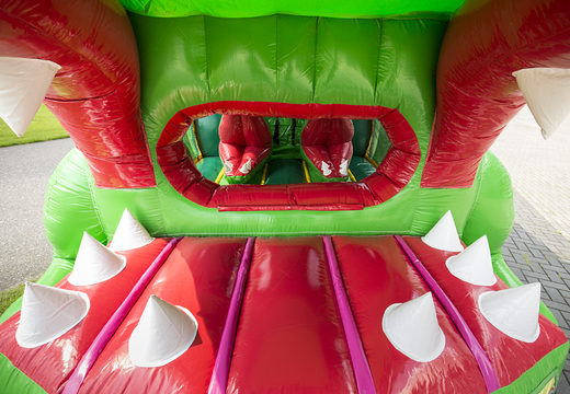 Buy Inflatable 8m Crocodile Obstacle Course with 3D Objects for Kids. Order inflatable obstacle courses now online at JB Inflatables UK