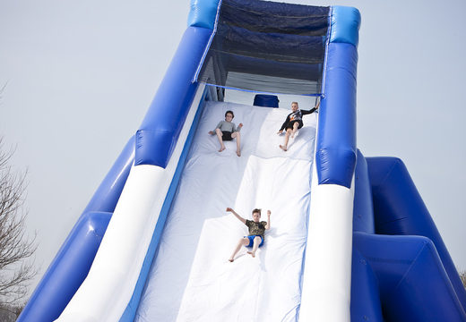 Buy inflatable inflatable monster slide 11 meters high and 53 meters long with a double staircase for children. Order inflatable slides now online at JB Inflatables UK