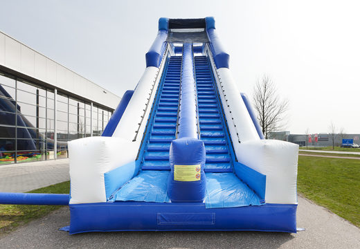 Buy a spectacular inflatable monster slide 11 meters high and 53 meters long with a double staircase for kids. Order inflatable slides now online at JB Inflatables UK