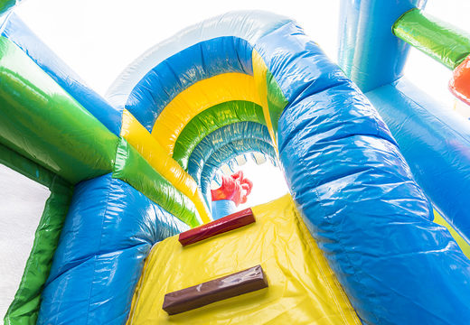 Multiplay seaworld bouncer with a slide, fun objects on the jumping surface and striking 3D objects for kids. Buy inflatable bouncers online at JB Inflatables UK