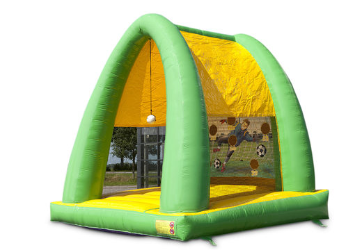 Inflatable football kick arena attraction suitable for young and old, large and small. Order inflatable football kick arena attraction now online at JB Inflatables UK