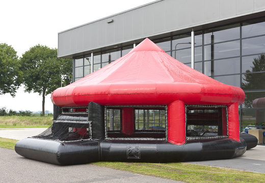 Buy inflatable panna football cage with roof for children. Order inflatable panna football cage now online at JB Inflatables UK