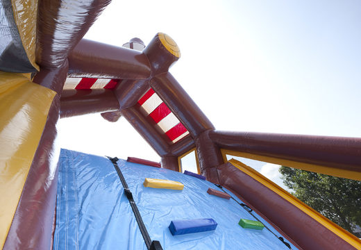 Get your unique 17 meter wide pirate themed inflatable obstacle course for kids now. Order inflatable obstacle courses at JB Inflatables UK