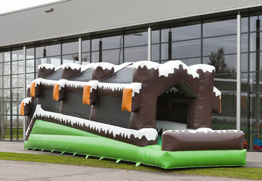 Inflatable roller track in winter theme for both young and old. Buy inflatable winter attractions online now at JB Inflatables UK