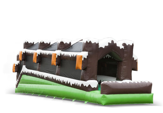 Roller track inflatable in winter theme for both young and old. Order inflatable winter attractions now online at JB Inflatables UK