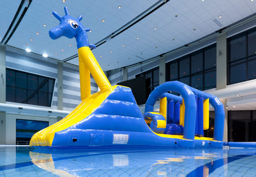 Order inflatable Swimming pool run Sea horse obstacle course with fun objects for both young and old. Buy inflatable obstacle courses online now at JB Inflatables UK