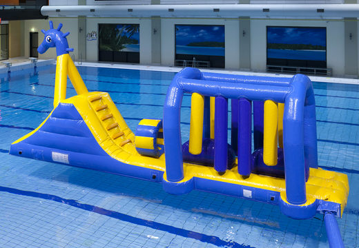Buy obstacle course Swimming pool run Seahorse with fun objects for both young and old. Order inflatable obstacle courses online now at JB Inflatables UK