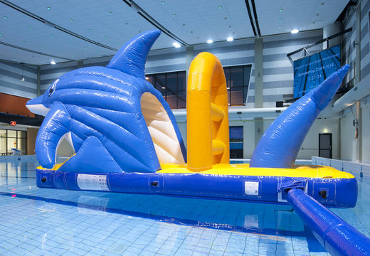 Get an airtight inflatable pool slide with a dolphin theme for both young and old. Order inflatable pool games now online at JB Inflatables UK