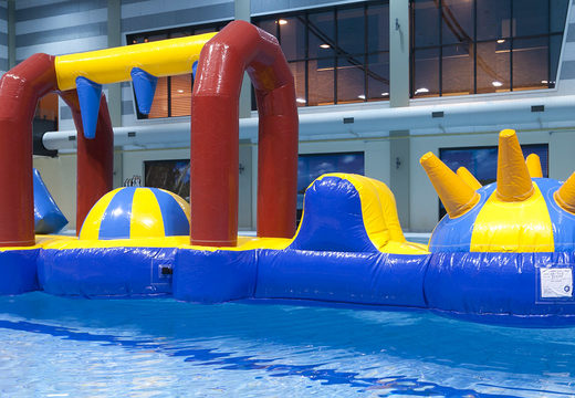 Slide obstacle course Waterball Adventure run with fun objects for both young and old. Buy inflatable obstacle courses online now at JB Inflatables UK