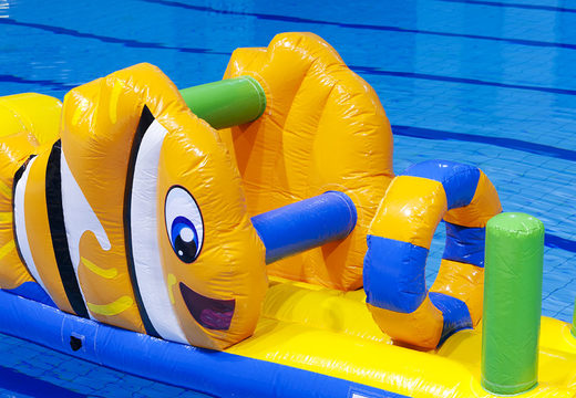 Order long inflatable fish run assault course with fun 3D obstacles for both young and old. Buy inflatable obstacle courses online now at JB Inflatables UK