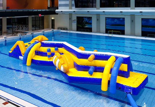 Buy a double inflatable Zig Zag Zee obstacle course for both young and old. Order inflatable water attractions now online at JB Inflatables UK