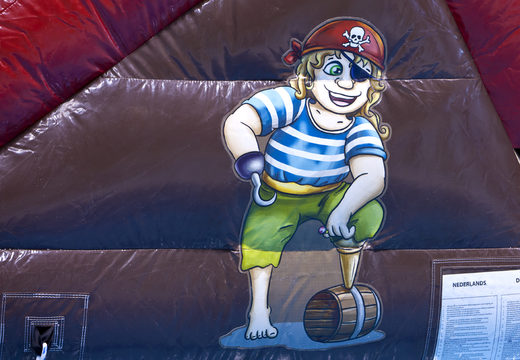 Order Double Zig Zag pirate obstacle course for both young and old. Buy inflatable pool obstacle courses online now at JB Inflatables UK