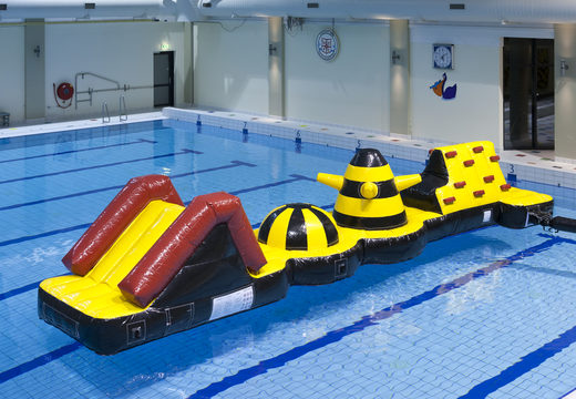 Adventure run inflatable pool with challenging obstacle objects for both young and old. Order inflatable pool games now online at JB Inflatables UK