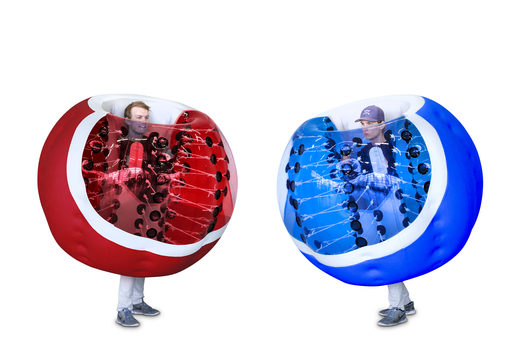 Order blue red inflatable bumperballs for children. Buy inflatable bumperballs now online at JB Inflatables UK