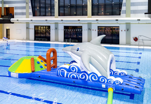 Order a unique inflatable slide in the dolphin theme for both young and old. Buy inflatable pool games now online at JB Inflatables UK