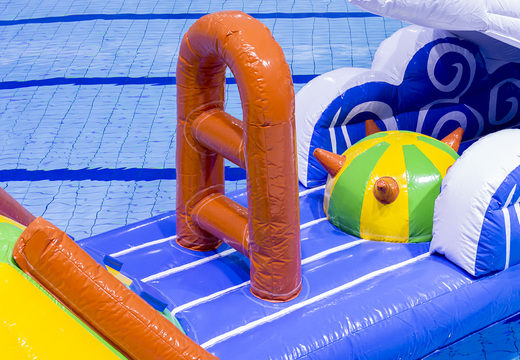 Order an inflatable slide in the dolphin theme for both young and old. Buy inflatable pool games online now at JB Inflatables UK