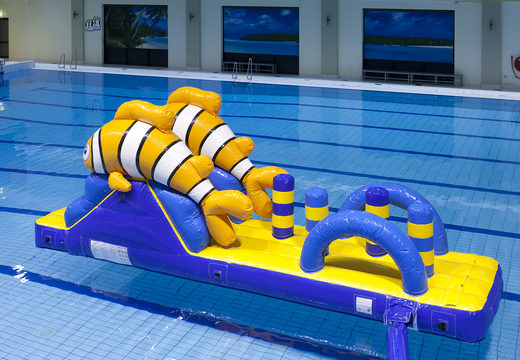 Inflatable nemo run with slide for both young and old. Order inflatable pool games now online at JB Inflatables UK