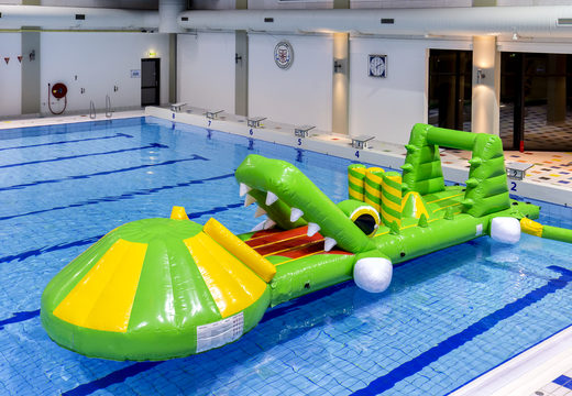 Order a unique inflatable slide in a crocodile theme for both young and old. Buy inflatable pool games now online at JB Inflatables UK
