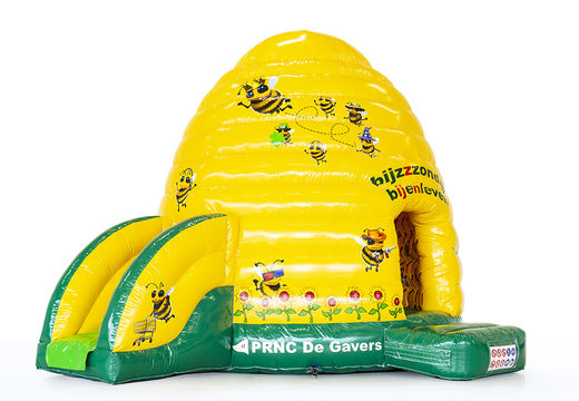 Order custom made PRNC De Gravers Bijenkorf inflatables at JB Inflatables UK. Request a free design for inflatable bouncy castles in your own corporate identity now
