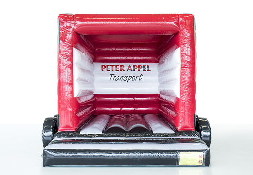 Custom made Peter Appel - truck bouncy castles suitable for promotional purposes. Order bespoke bouncy castles at JB Promotions UK 