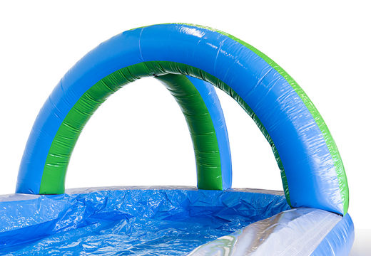 Order a unique tobbedansbaan water slide customized in your own house style. Buy inflatable water slide online now at JB Inflatables UK