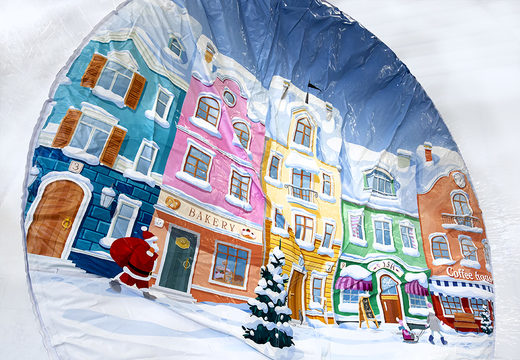 Opblaasbare 4 meter snowglobe kopen voor zowel jong als oud. Bestel opblaasbare winterattracties nu online bij JB Inflatables Nederland 