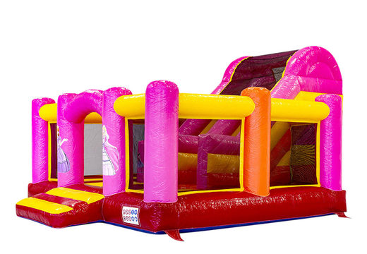 Buy inflatable cool princess themed slidebox for kids. Order bouncy castles online at JB Inflatables UK
