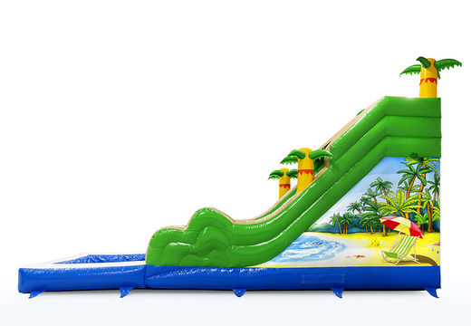 Buy Beach themed inflatable slide for kids. Order inflatable slides now online at JB Inflatables UK