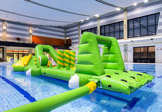 Order an inflatable slide in a crocodile theme for both young and old. Buy inflatable water attractions online now at JB Inflatables UK