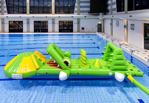 Get an inflatable crocodile-themed slide for both young and old. Order inflatable pool games now online at JB Inflatables UK
