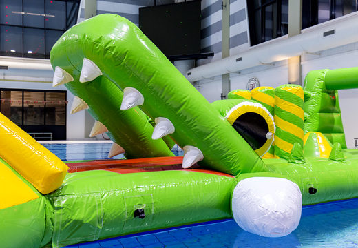 Buy an airtight slide in a crocodile theme for both young and old. Order inflatable water attractions now online at JB Inflatables UK