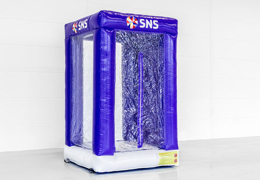 Buy inflatable cash machine custom made in theme SNS Bank. Order inflatable cash machine now online at JB Promotions UK
