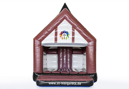 Buy the bespoke ST. MARGARETA - a frame church bouncy castle at JB Promotions UK. Request a free design for inflatable bouncy castles in your own corporate identity now