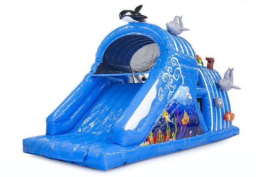 Buy small seaworld 9m inflatable obstacle course for kids. Order inflatable obstacle courses now online at JB Inflatables UK
