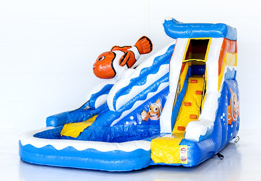 Buy multifunctional splashy clownfish bouncer at JB Inflatables UK. Order bouncers online at JB Inflatables UK