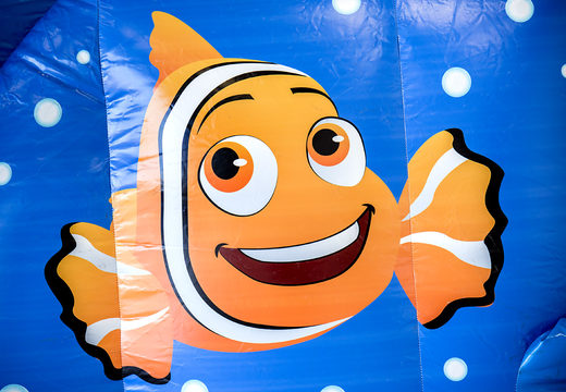 Order inflatable multiplay bouncy castle in the theme clownfish for children at JB Inflatables UK. Order bouncy castles online at JB Inflatables UK